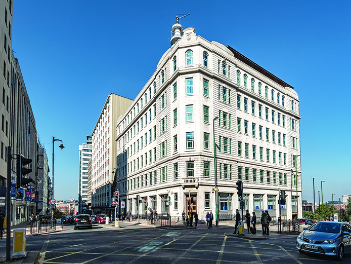 External view of Lancaster House offices Birmingham city centre