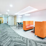 Breakout areas for meetings and collaborative working in high-quality refurbished offices to let Solihull
