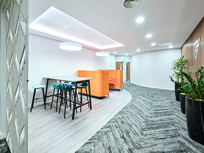 Breakout areas for meetings and collaborative working at Friars Gate offices Solihull