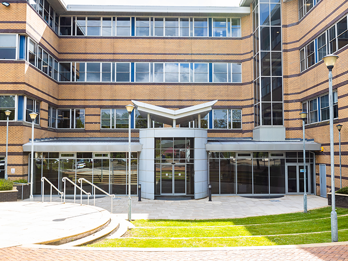 Entrance to Friars Gate, high-quality office space, Solihull and M42 junction 4