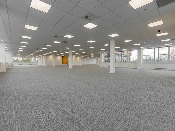High-quality, open plan office space with excellent natural light at Friars Gate offices to let Solihull