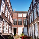 External courtyard at St Pauls Square offices Birmingham