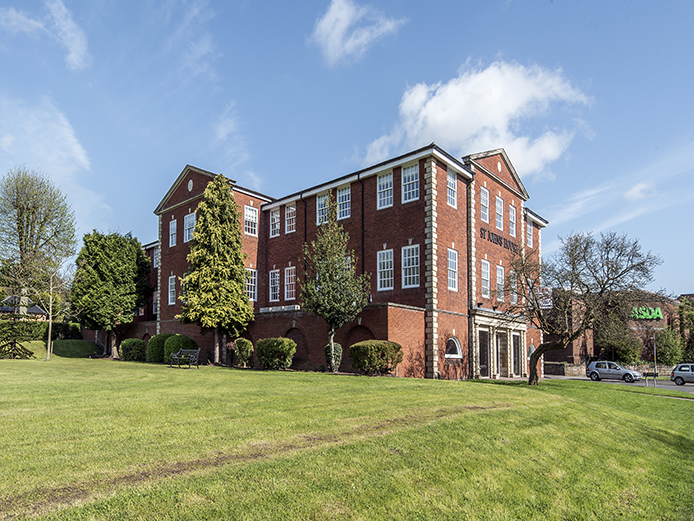 Grounds of St Johns House offices Bromsgrove