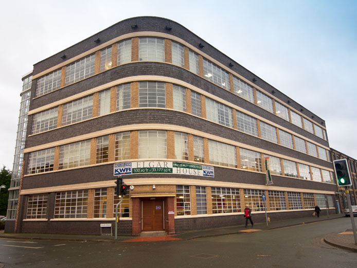 Exterior view of Elgar House offices Kidderminster