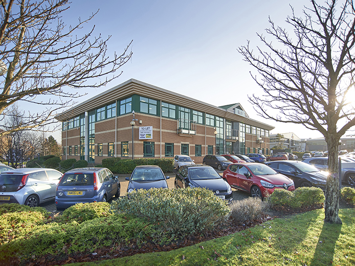 1 Waterfront Business Park offices Brierley Hill - external side view