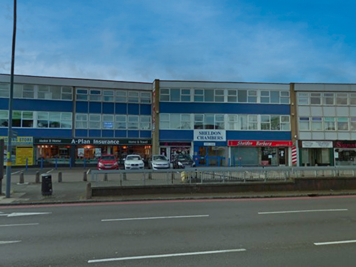 External view of Sheldon Chambers small office suites to rent Birmingham