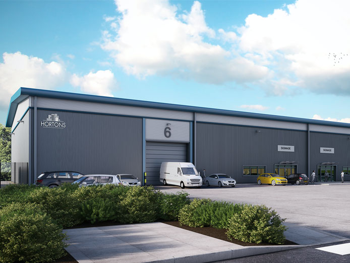 CGI of Electrium Point, Willenhall, which is delivering high quality Black Country industrial units