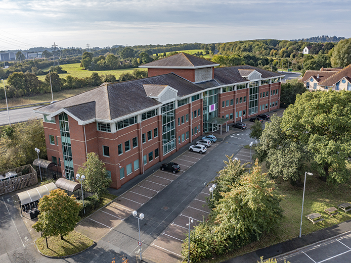 External view of Oak House, office space Worcester